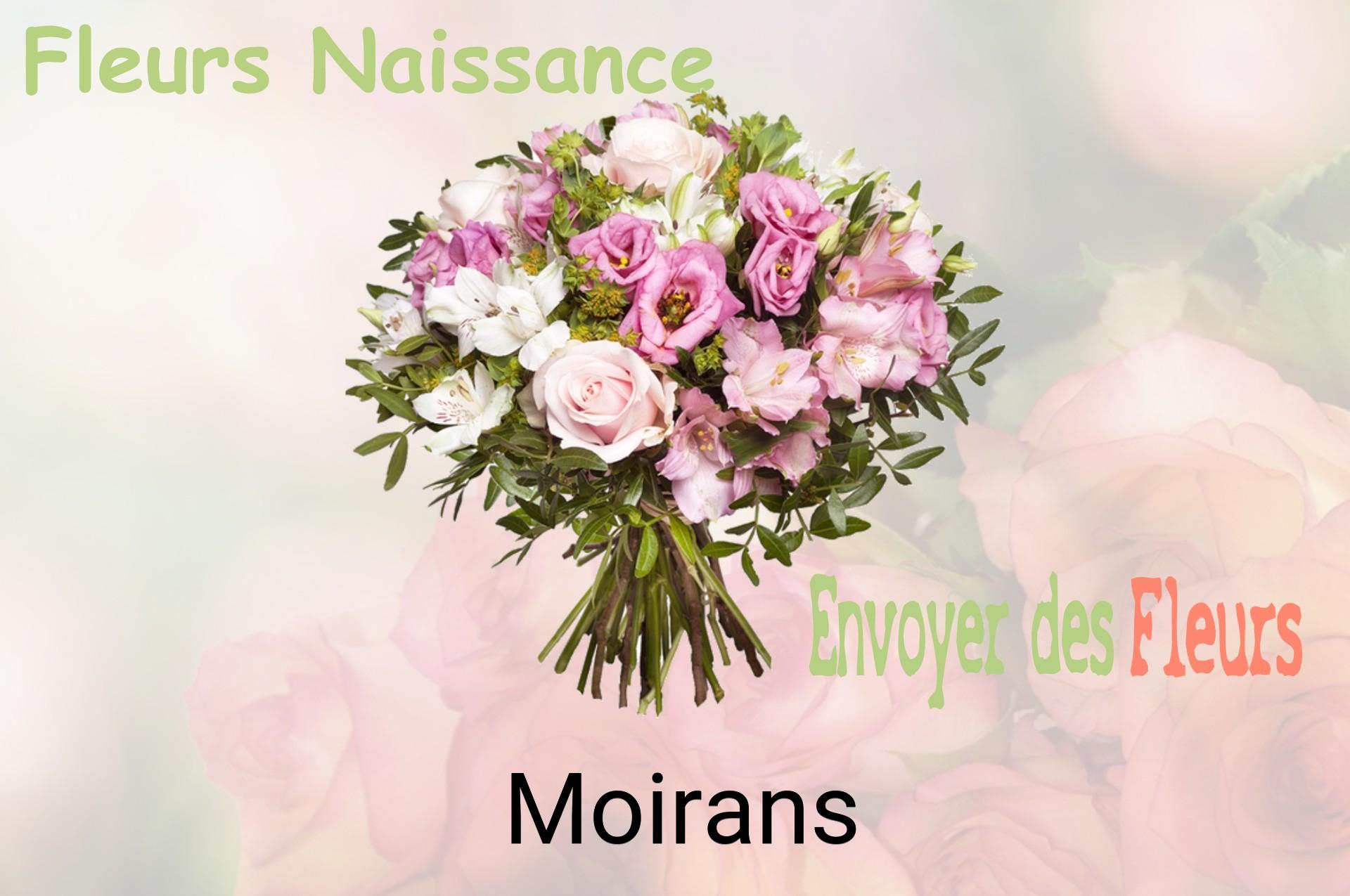 Bouquet de fleurs de naissance livré à Moirans