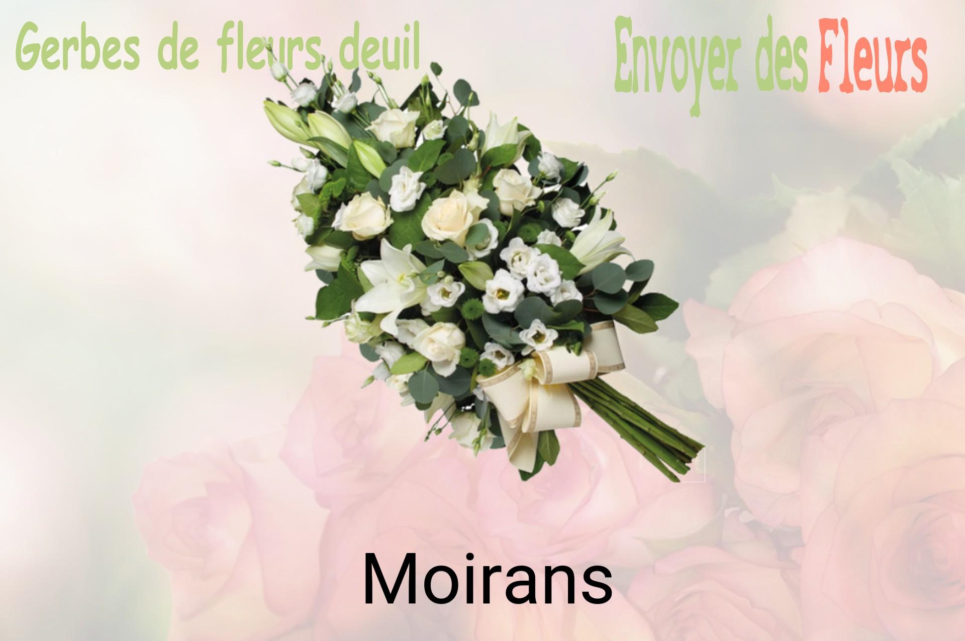 Gerbe de fleurs de deuil livrée à Moirans
